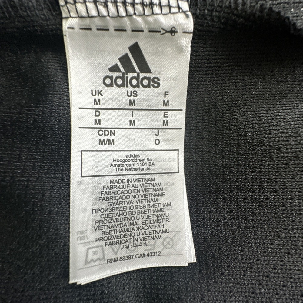 Adidas adiTeam AG STK2 Hockey Practice Training Jersey Black Mens Medium  EC7632 - Picture 8 of 10